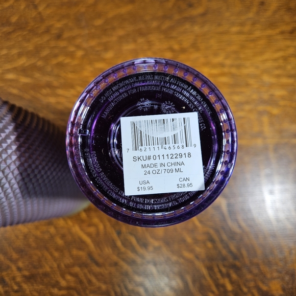 Starbucks Green & Purple Studded Gradient Cold Cup Tumbler, Venti 24oz Set Of 2 - Picture 6 of 8